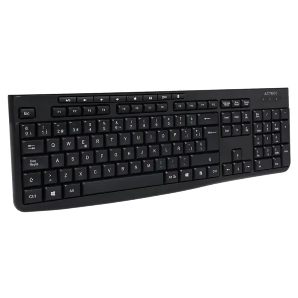 Kit De Teclado Y Mouse ACTECK Creator Prime MK455 / Membrana / Alámbrico / USB / Cable 1.5m / 1600DPI Ajustables / 3 Botones / Español / Negro - Image 2