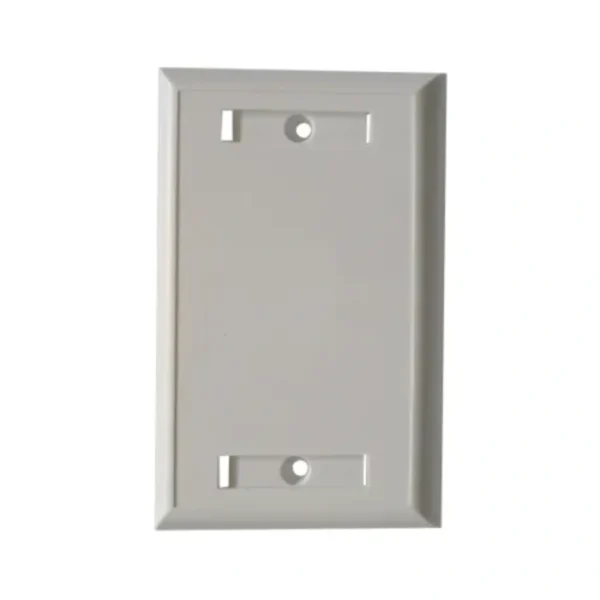 Placa De Pared Ciega XCASE / 6.8x11.3x0.6cm / Blanco - Image 1