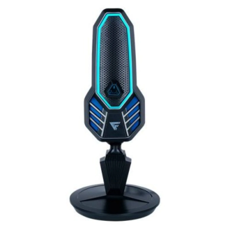 BOCVGO1700_400 Micrófono Gaming GAMER FACTOR MCG800 / RGB / Alámbrico / USB Tipo C / Incluye Base / Alta Sensibilidad / Negro - Image 1