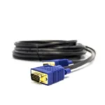 Cable Para Monitor O Proyector VORAGO CAB-205 / VGA / Macho A Macho / 10m / Punta Color Azul - Image 2