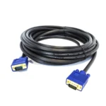 Cable Para Monitor O Proyector VORAGO CAB-205 / VGA / Macho A Macho / 10m / Punta Color Azul