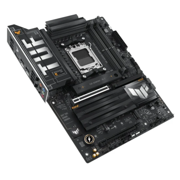 Tarjeta Madre ASUS TUF GAMING X870-PLUS WIFI / ATX / AM5 / 192GB X4 DDR5 8000Mhz / X2 SATA / X2 M.2 PCIe 5.0 x4, X2 M.2 PCIe 4.0 x4 / X1 HDMI, X7 USB-A 2.0, X2 USB-C, X1 RJ45, X5 3.5MM / Bios Flashback / Wi-Fi 7 / Asus Aura Edge Lighting / Negro - Image 3