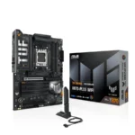 Tarjeta Madre ASUS TUF GAMING X870-PLUS WIFI / ATX / AM5 / 192GB X4 DDR5 8000Mhz / X2 SATA / X2 M.2 PCIe 5.0 x4, X2 M.2 PCIe 4.0 x4 / X1 HDMI, X7 USB-A 2.0, X2 USB-C, X1 RJ45, X5 3.5MM / Bios Flashback / Wi-Fi 7 / Asus Aura Edge Lighting / Negro