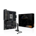 Tarjeta Madre ASUS PROART X870E-CREATOR WIFI / ATX / AM5 / 192GB X4 DDR5 8000Mhz / X4 SATA / X2 M.2 PCIe 5.0 x4, X2 M.2 PCIe 4.0 x4 / X1 HDMI, X1 DisplayPort, X7 USB-A 2.0, X3 USB-C, X2 RJ45, X3 3.5MM / Bios Flashback / Wi-Fi 7 / Negro