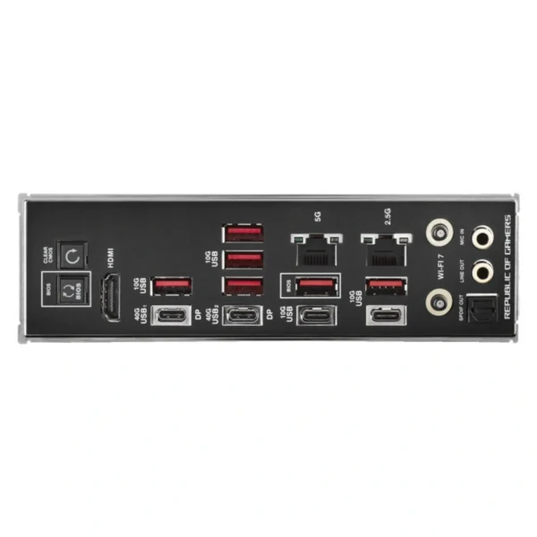 Tarjeta Madre ASUS ROG CROSSHAIR X870E HERO / AM5 / 192GB X4 DDR5 8000Mhz AMD EXPO / Sata / HDMI, Ethernet, VGA, DP / X2 USB4, X6 USB Tipo A, X2 USB-C / M.2 PCIe 5.0 / ATX - Image 8