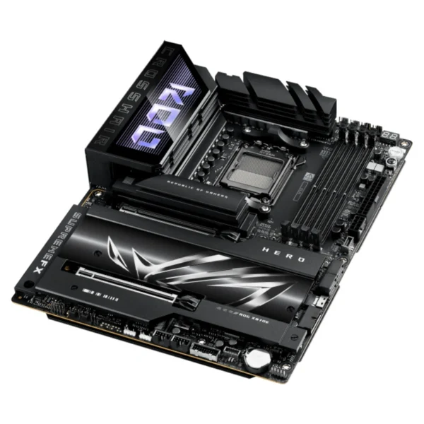 Tarjeta Madre ASUS ROG CROSSHAIR X870E HERO / AM5 / 192GB X4 DDR5 8000Mhz AMD EXPO / Sata / HDMI, Ethernet, VGA, DP / X2 USB4, X6 USB Tipo A, X2 USB-C / M.2 PCIe 5.0 / ATX - Image 4