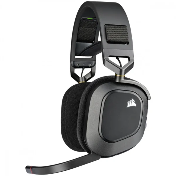 Diadema CORSAIR HS80 RGB / Inalámbrico / 20Hz-40kHz / PC, MAC, Playstation / Receptor Inalámbrico USB / Hasta 20 Horas / Carbón - Image 1