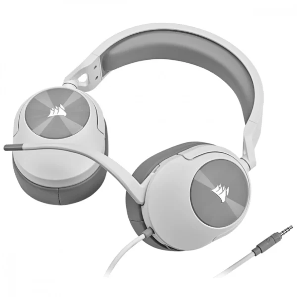 Diadema CORSAIR HS55 STEREO / Alámbrico 1.8 Metros / Audio Estéreo / 3.5mm / PC, PS4/5, Xbox / Color Blanco - Image 4