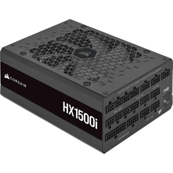 Fuente De Poder CORSAIR HX1500I / 1500W / 80 Plus Platinum / Full Modular / ATX 24 Pin / Cpu 4+4 / Pci-E 6+2 / Sata / Molex / Negro - Image 1