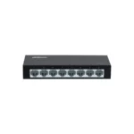 Switch DAHUA DH-PFS3008-8ET-V2 / Para Escritorio / 8 Puertos Fast Ethernet 10/100 Mbps / 16Gbit/s / Velocidad De Reenvió De Paquetes 1.1904 Mbps / Negro - Image 3