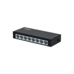 Switch DAHUA DH-PFS3008-8ET-V2 / Para Escritorio / 8 Puertos Fast Ethernet 10/100 Mbps / 16Gbit/s / Velocidad De Reenvió De Paquetes 1.1904 Mbps / Negro - Image 2
