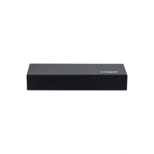 Switch DAHUA DH-PFS3008-8ET-V2 / Para Escritorio / 8 Puertos Fast Ethernet 10/100 Mbps / 16Gbit/s / Velocidad De Reenvió De Paquetes 1.1904 Mbps / Negro - Image 1