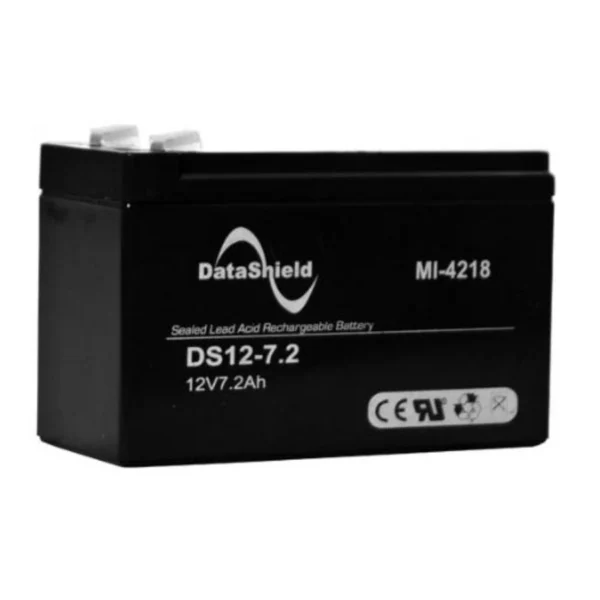 Batería De Reemplazo DATASHIELD MI4218 / Para No Break / 12V / 7.2AH / Fácilmente Recargable / Duración 2 A 3 Años / Sin Mantenimiento / Color Negro - Image 1