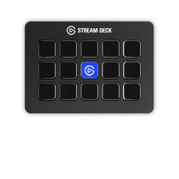 Teclado Para Streaming ELGATO STREAM DECK MK.2 / USB-A 2.0/USB-C / 15 Teclas LCD Configurables / Cable 1.5 M / Negro - Image 1