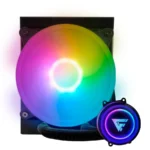Sistema De Enfriamiento Liquido GAME FACTOR LQG501 / ARGB / 1 Ventilador 120MM / Intel, AMD / 2550 RPM / 70CFM / 18.9dBA / Negro - Image 2