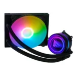 Sistema De Enfriamiento Liquido GAME FACTOR LQG501 / ARGB / 1 Ventilador 120MM / Intel, AMD / 2550 RPM / 70CFM / 18.9dBA / Negro
