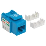 Jack INTELLINET 210737 / Cat 6 / De Impacto Keystone / 22-26 AWG / Azul - Image 2