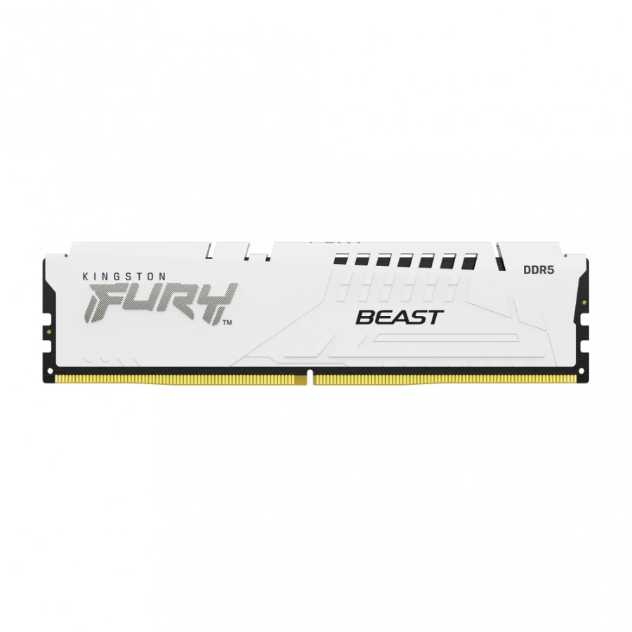 CP-KINGSTON-KF556C40BW-32-eabe31 Memoria RAM KINGSTON FURY BEAST / 32GB / DDR5 5600MHz / CL40 / 1.1V / DIMM / Blanco - Imagen 1