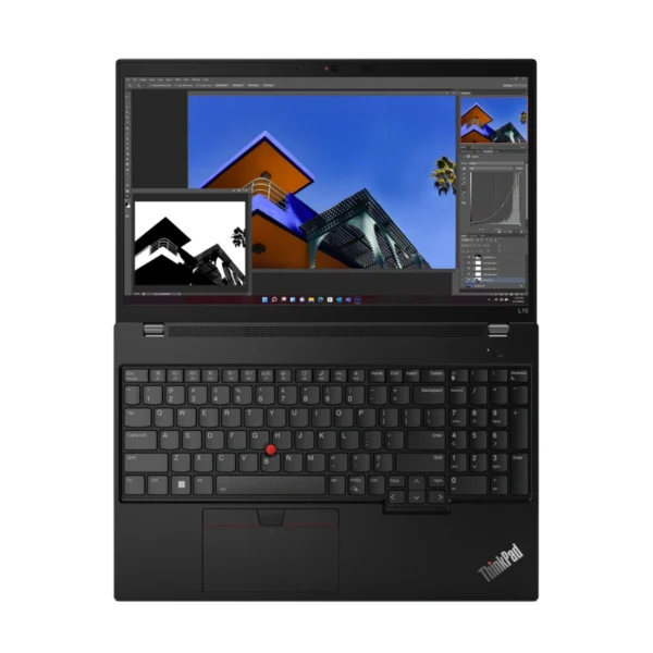 Laptop LENOVO THINKPAD L15 Gen 4 21H4S4F300 / 15.6" FHD / Intel Core I7-1355U / 16GB DDR4 / Almacenamiento 1TB SSD M.2 / Iris Xe Graphics / Windows 11 Pro / HDMI 2.1, X2 USB-A 3.2, X1 3.5 MM, X1 USB-C / Negro - Image 4