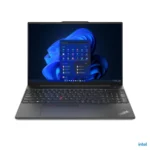 Laptop LENOVO ThinkPad E16 Gen 1 / 16" / Intel Core i7-1355U / Memoria Ram 16GB (2x8GB) DDR4 3200MHz / 512GB SSD M.2 2242 / HDMI, RJ45, USB 3.2, USB-C / Windows 11 Pro / Español / Negro
