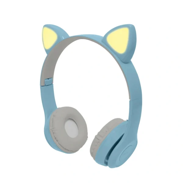Diadema PERFECT CHOICE Para Niños CATTO / Alámbrico, Inalámbrico / Bluetooth, 3.5mm / Color Azul - Image 2
