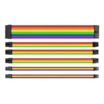 Cable De Corriente Para Fuente De Poder THERMALTAKE TMOD AC-049-CNONAN-A1 / 30 CM / ATX 24-Pin, X2 PCI-E 8-Pin, X2 EPS 4-Pin, PCI-E 6-Pin / Macho / Arco-Iris