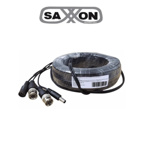 Cable Para Cámara de Seguridad SAXXON WB0130C / Video y Energía / Hasta 8 Megapíxeles / 30 M / Interior / Cobre / Negro - Image 1