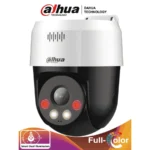 Cámara De Vigilancia DAHUA DH-SD2A200HB-GN-A-PV-S2 / 2Mp / 1920X1080 Pixeles / IR 30Mts / Full Color / Micrófono / Bocina / Alarma y Luces / Para Exterior E Interior / IP 66 / SD Hasta 256 GB / Blanco