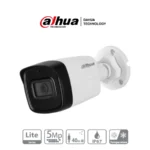 Cámara De Vigilancia DAHUA Tipo Bala / 5Mp / Starlight / Lente De 2.8mm, 3.6mm, 6mm / Ir De 40Mts / CVI / CVBS / AHD / TVI / Para Exterior IP67 / Blanco
