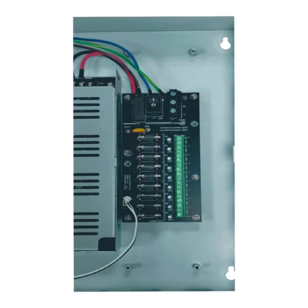 Fuente De Poder DAHUA DH-PFM342-9CH / 12V / 10 AMP / Para 9 Cámaras / 1.1 Amperes Por Canal / Protección Contra Sobrecargas / Metal - Image 3
