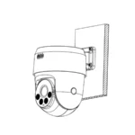 Cámara De Vigilancia DAHUA DH-SD2A200HB-GN-A-PV-S2 / 2Mp / 1920X1080 Pixeles / IR 30Mts / Full Color / Micrófono / Bocina / Alarma y Luces / Para Exterior E Interior / IP 66 / SD Hasta 256 GB / Blanco - Image 4