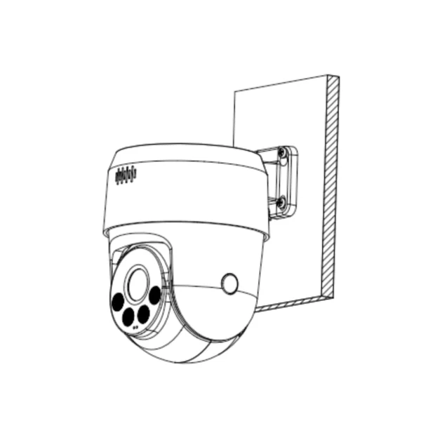 Cámara De Vigilancia DAHUA DH-SD2A200HB-GN-A-PV-S2 / 2Mp / 1920X1080 Pixeles / IR 30Mts / Full Color / Micrófono / Bocina / Alarma y Luces / Para Exterior E Interior / IP 66 / SD Hasta 256 GB / Blanco - Image 4