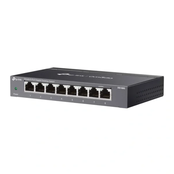 Switch TP-LINK DS108G / 8 Puertos Fast Ethernet 10/100/1000 Mbps / Velocidad De Reenvio De Paquetes 11.9 Mbps / Color Gris - Image 3