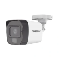 Cámara De Vigilancia HIKVISION DS-2CE16D0T-LFS / 2MP / 1920X1080 Pixeles / IR 20 M / Visión Nocturna / IP67 / Micrófono / Blanco