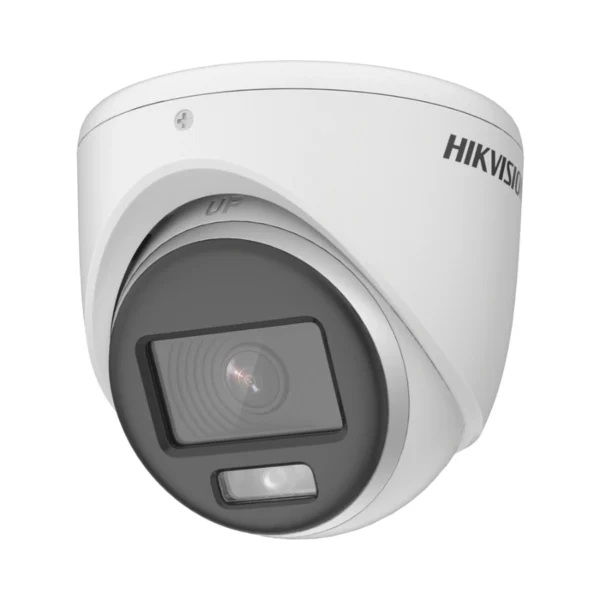 Cámara De Vigilancia HIKVISION DS-2CE70DF0T-MF / 2MP / 1920X1080 Pixeles / IR 20 M / Visión Nocturna / IP67 / ColorVu / Sin Micrófono / Blanco - Image 1