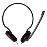 Diadema ACTECK A10 / Micrófono / Alámbrico / Manos Libres / 3.5mm / Micrófono Retráctil / Cable 1.5 M / Material No Tóxico / Negro - Image 3