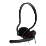 Diadema ACTECK A10 / Micrófono / Alámbrico / Manos Libres / 3.5mm / Micrófono Retráctil / Cable 1.5 M / Material No Tóxico / Negro