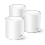 Router TP-LINK Deco X10 AX1500 (3 Piezas) / Inalámbrico / Banda Dual / WIFI 6 Mesh / 1201 Mbit/s / 2.4GHz, 5GHz / X2 RJ-45 / 4 Antenas Internas / Punto De Acceso / Color Blanco