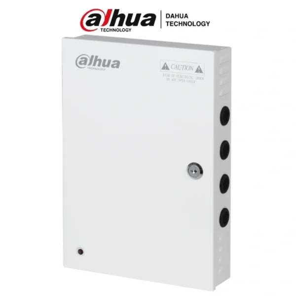 Fuente De Poder DAHUA DH-PFM342-9CH / 12V / 10 AMP / Para 9 Cámaras / 1.1 Amperes Por Canal / Protección Contra Sobrecargas / Metal - Image 1