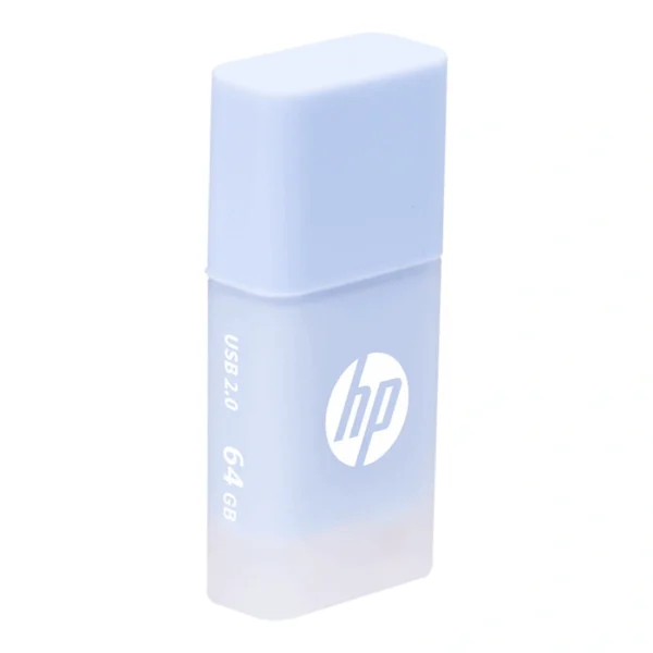 Memoria USB HP V168 / 64GB / USB 2.0 / Con Tapa / Azul - Image 2