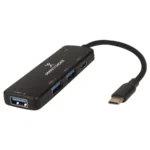Hub Tipo C PERFECT CHOICE / X1 USB-A 3.0, X2 USB-A 2.0, X1 USB-C / 15 Cm / Negro - Image 2