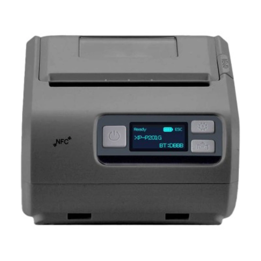 IMPECL360_400 Impresora Térmica EC LINE Móvil / USB, Bluetooth / 203 DPI / 70 mm/s / Papel 80mm / Gris - Imagen 1