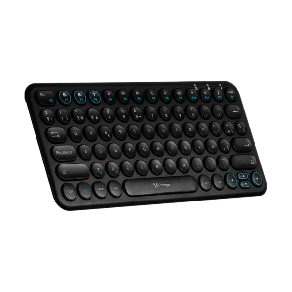 Teclado VORAGO KBW-400 / Inalámbrico / Interfaz Nano USB / 78 Teclas / Español / Negro - Image 2