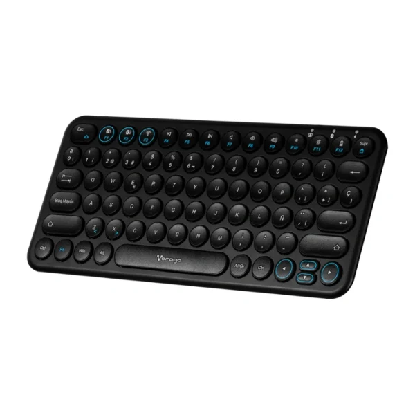 Teclado VORAGO KBW-400 / Inalámbrico / Interfaz Nano USB / 78 Teclas / Español / Negro - Image 1