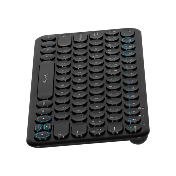 Teclado VORAGO KBW-400 / Inalámbrico / Interfaz Nano USB / 78 Teclas / Español / Negro - Image 4