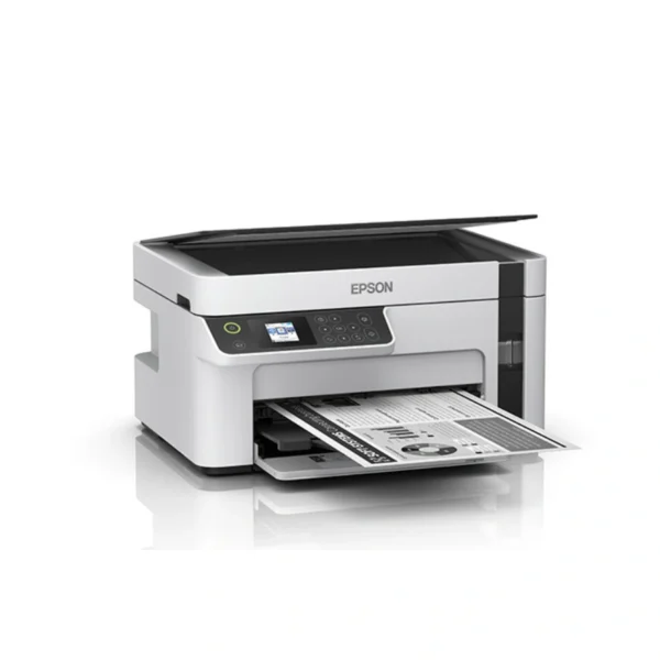 Impresora Fotográfica Inalámbrica EPSON EcoTank M2120 / Inyección De Tinta / 15 Ppm / 1440 x 720 dpi / USB, Wifi / Pantalla LCD 1.44" / Oficio, Carta / Blanco-Negro - Image 2