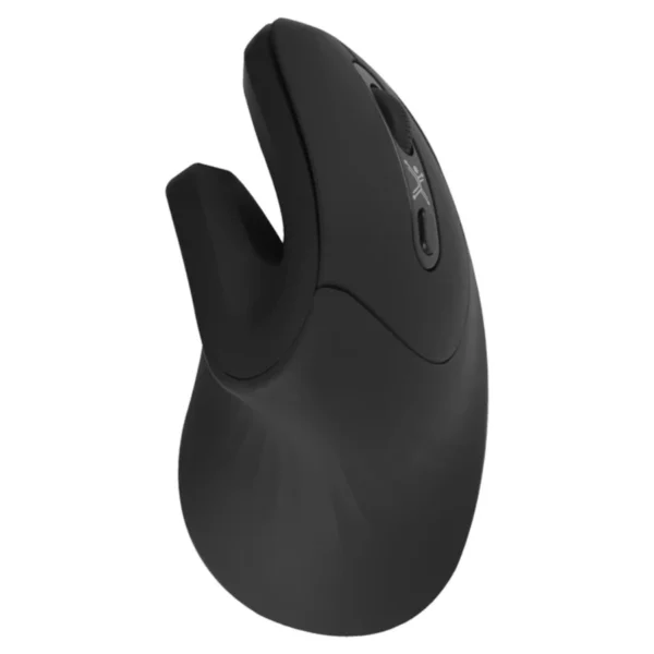 Mouse PERFECT CHOICE Vertical Click Silencioso Snouse / Inalámbrico / Ergonómico / USB / 1600 DPI / Sensor Óptico / Cambio De DPIs / Negro - Image 1