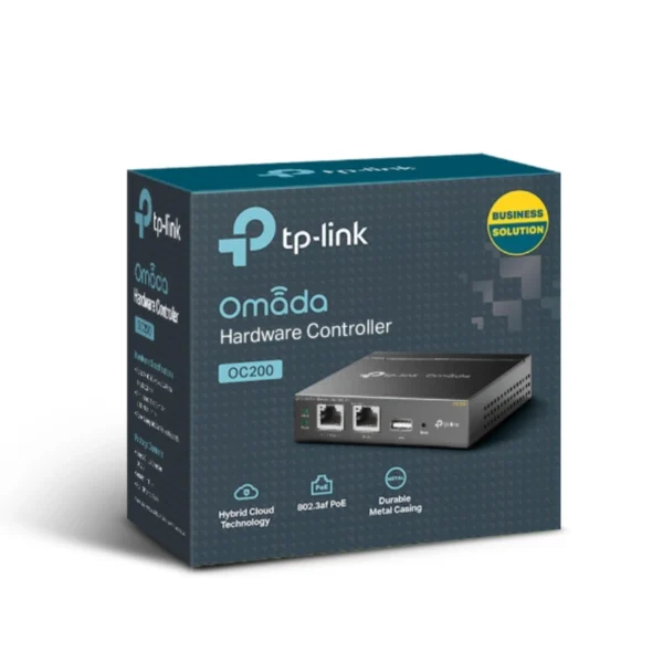 Switch Cloud TP-LINK OC200 / 2 Puertos Fast Ethernet 10/100 Mbps, USB 2.0 / Carcasa De Metal / Color Gris - Image 4