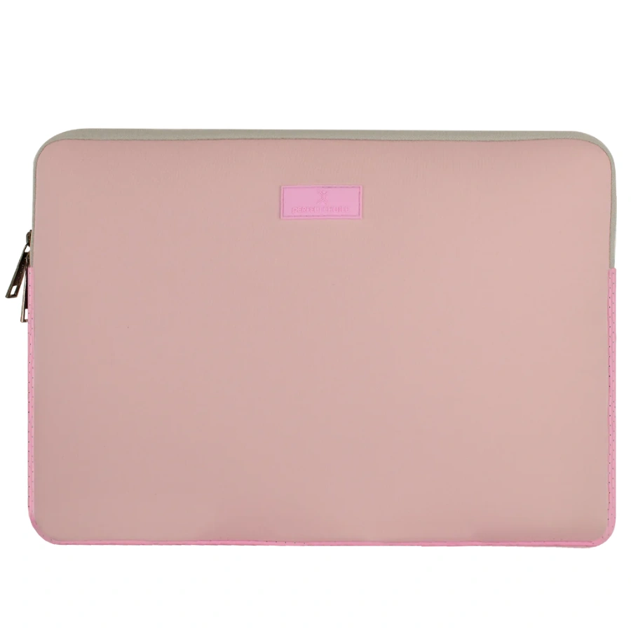 PC-084273_A01_1024x Funda Para Laptop PERFECT CHOICE Bagiq / 15.6” / Protección / De Neopreno / Color Rosa - Imagen 1