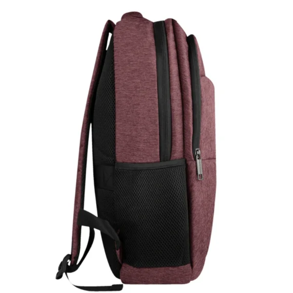 Mochila PERFECT CHOICE Trova / 15.6" / Para Laptop, Viajes, Escuela / Poliéster / Muy Amplia, Cómoda Y Ergonómica, Muy Resistente / Rojo - Image 2